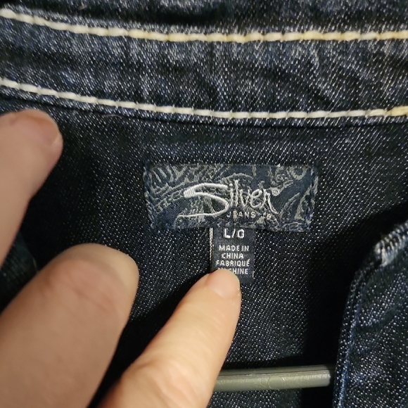 Sky Dark Denim Jean Jacket - Picture 2 of 4